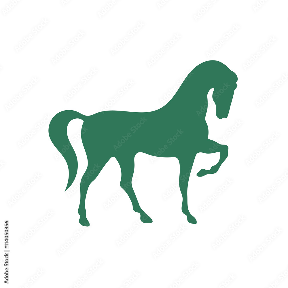 Obraz premium Horse icon vector illustration