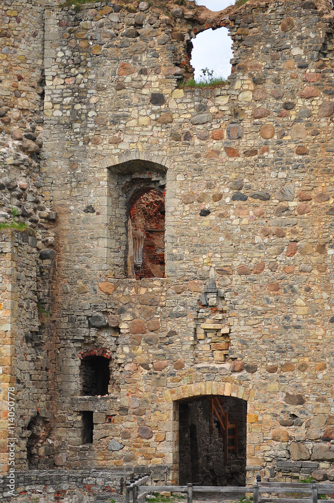 Castle ruins in Cesis