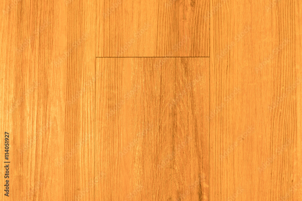 Naklejka premium Texture of vertical wood floor background close up - top view & copy space 