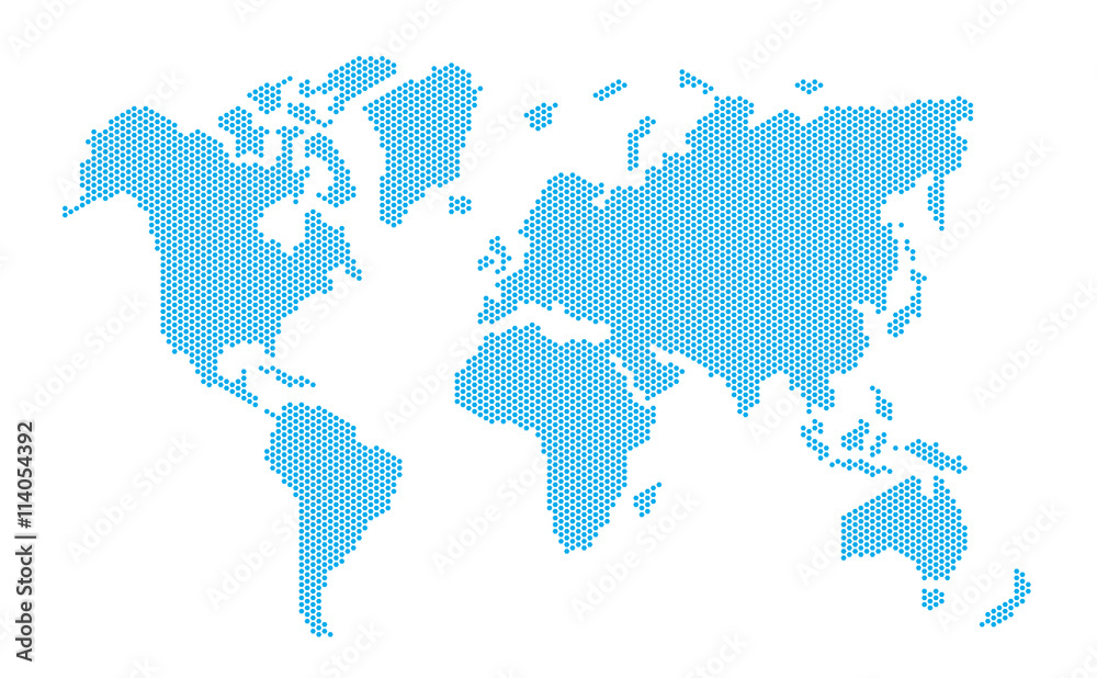 Fototapeta premium World map Vector