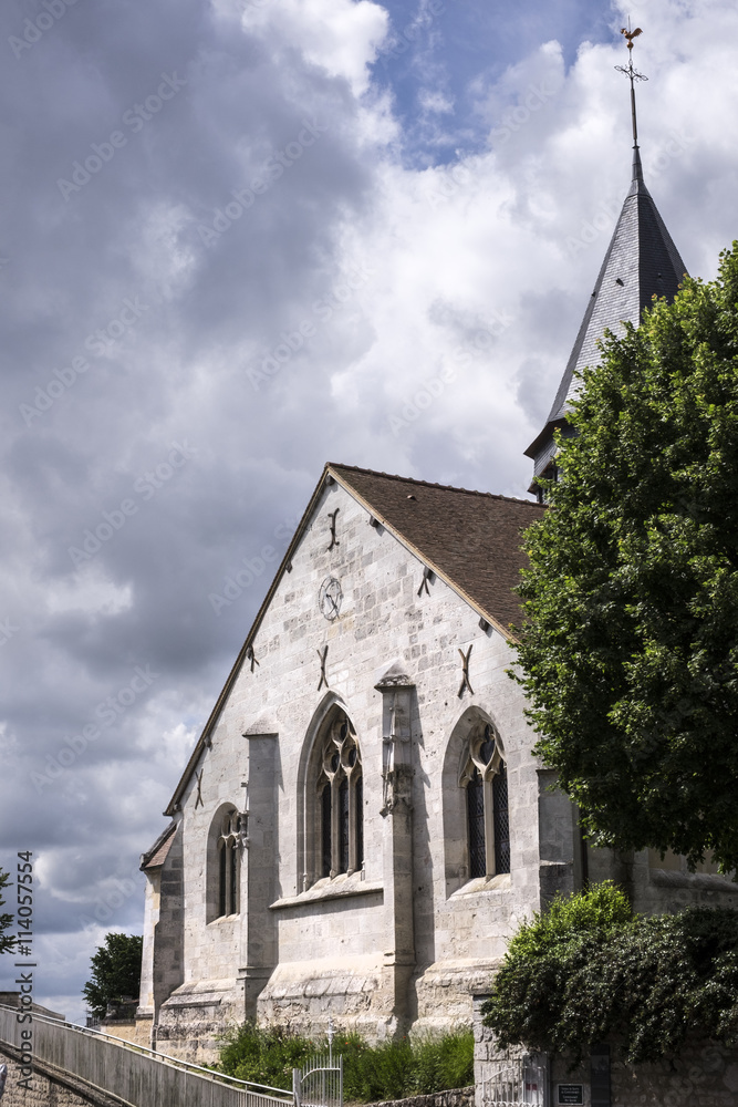 Eglise Sainte Radegonde à Giverny (Eure, France) Stock Photo Adobe Stock