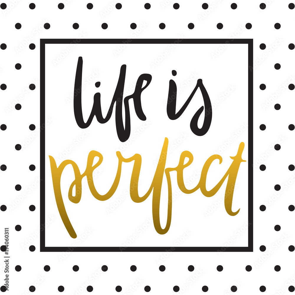 Obraz premium Hand drawn lettering poster