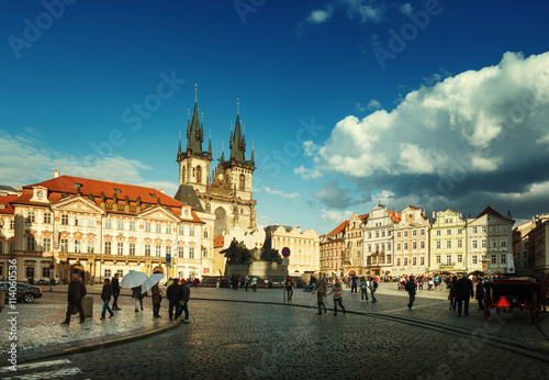 Old Town Square in Prague. Czech Republic