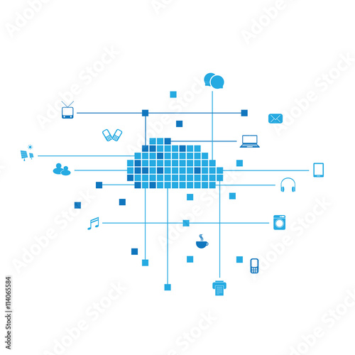 Cloud Computing, Networks Design Concept