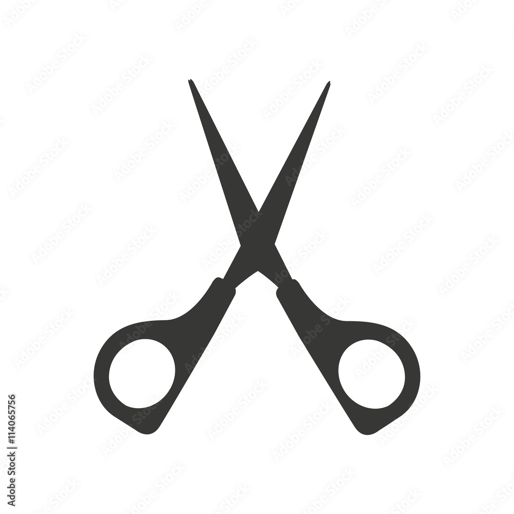 cutting scissors isolated icon design cutting scissors isolated icon design