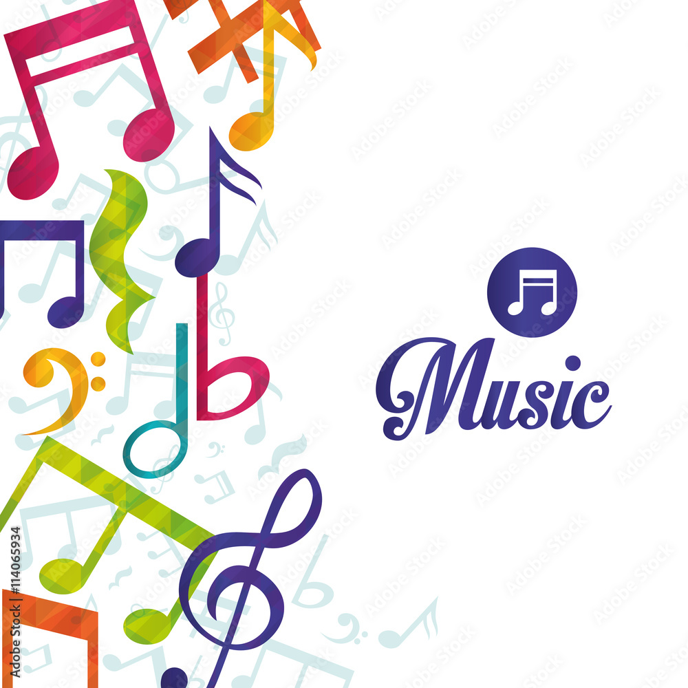 Music digital design. Music digital design.