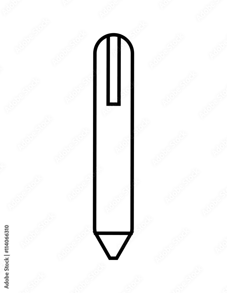 pen isolated icon design pen isolated icon design