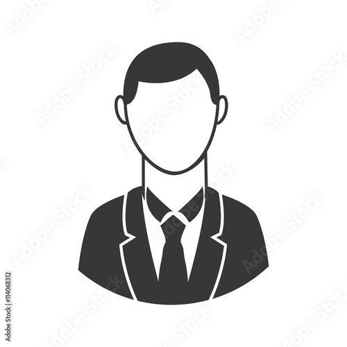 businessman avatar isolated icon design © Gstudio