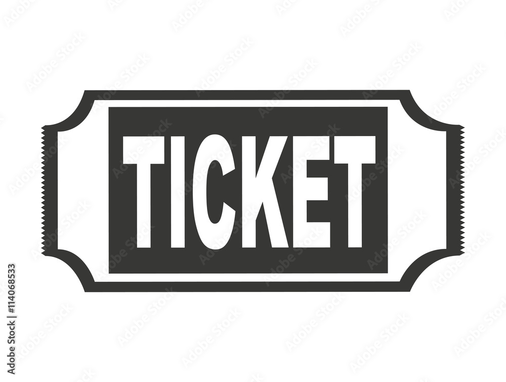 ticket stub isolated icon design ticket stub isolated icon design