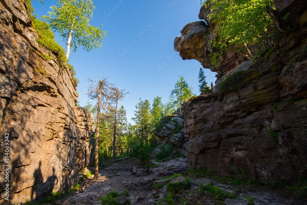 Big rock with intresting shape