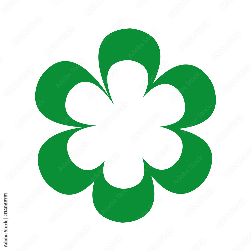 beutiful green flower isolated icon design beutiful green flower isolated icon design