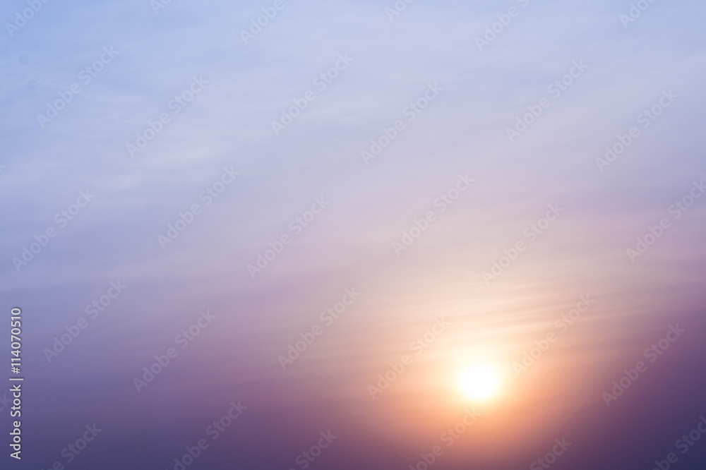 Obraz premium Sunset sky 