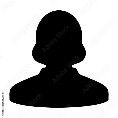 User Icon - Woman, Profile, Businesswoman, Avatar, Person icon in glyph vector illustration