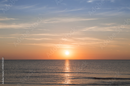 sunset over the ocean for backgrounds © Armin Staudt