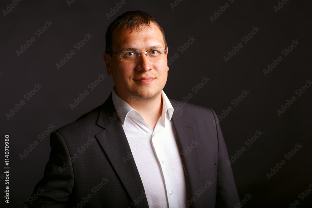 Portrait of a serious businessman Portrait of a serious businessman