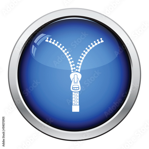Sewing zip line icon