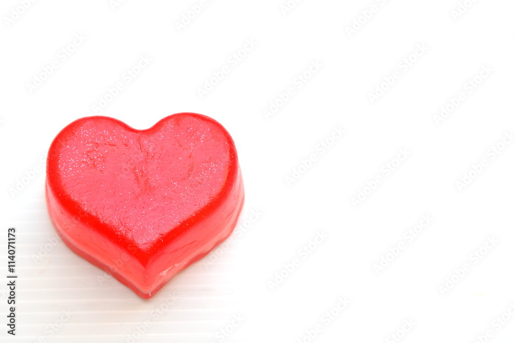 Fototapeta premium Red heart sign