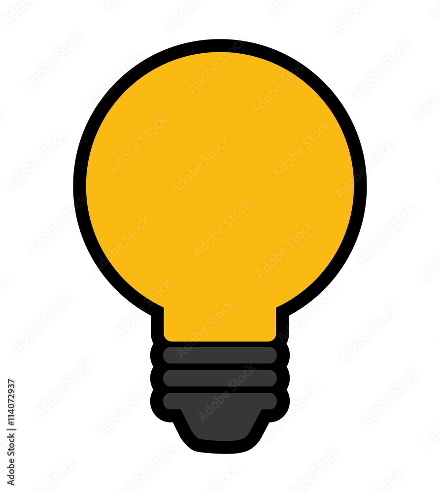 bulb isolated icon design bulb isolated icon design