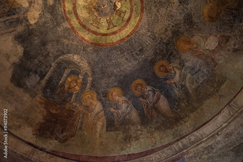 Fresco in the Church of St. Nicholas in Demre, Turkey