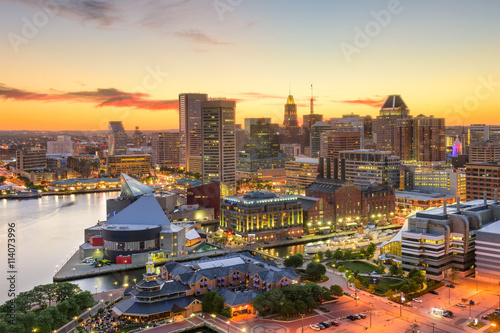 Baltimore Maryland Skyline © SeanPavonePhoto