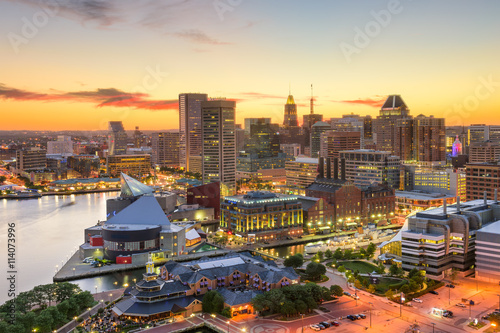 Baltimore Maryland Skyline