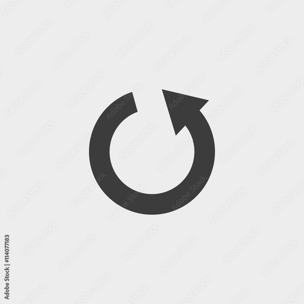 Update icon Car Icon in a flat design in black color. Vector illustration eps10 Update icon Car Icon in a flat design in black color. Vector illustration eps10