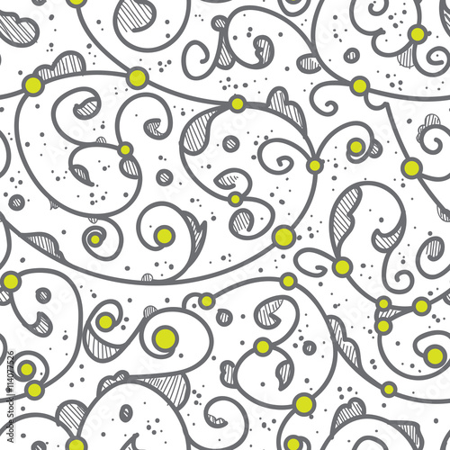 Abstract floral seamless pa...