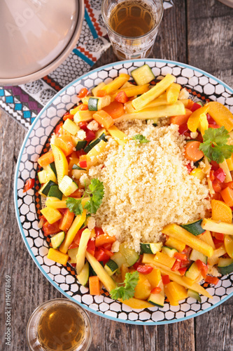 couscous with vegetable