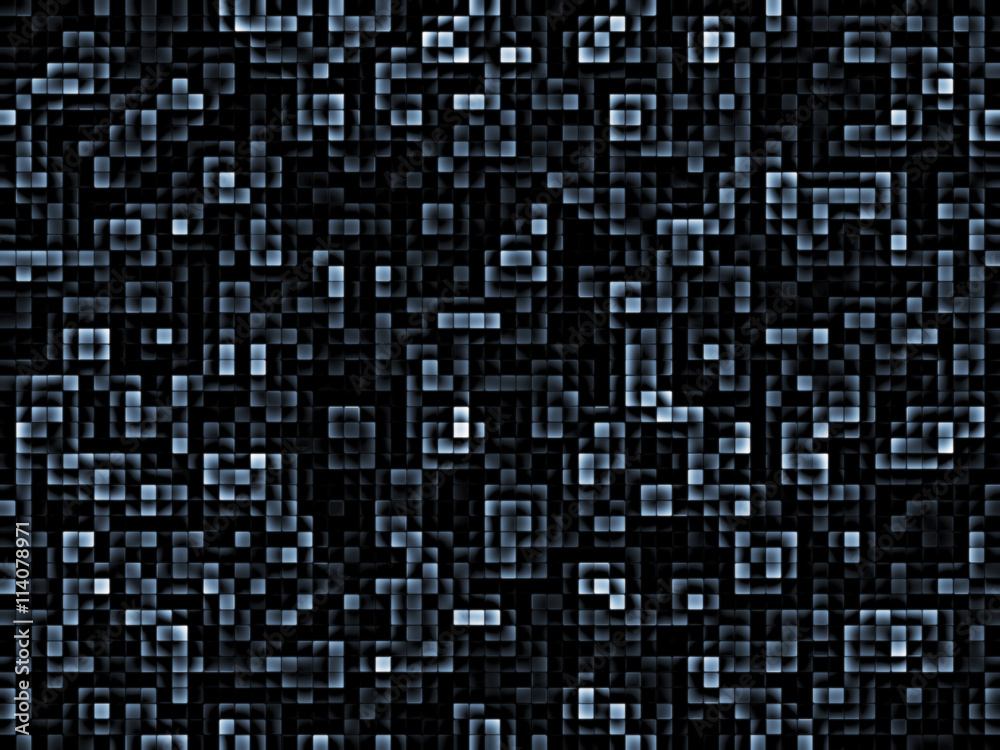 Abstract blue square dark horizontal mosaic background Abstract blue square dark horizontal mosaic background