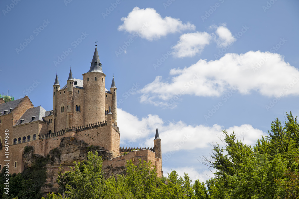 El Alcazar castle. Segovia, Spain.