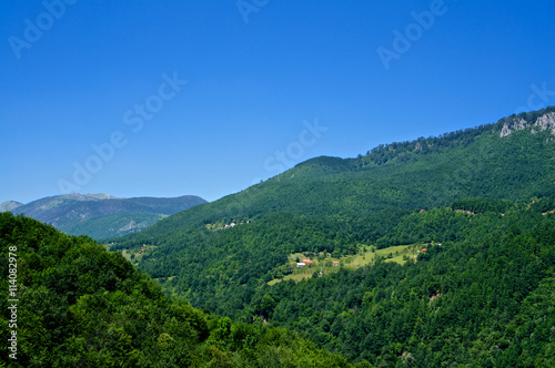 Mountain landscape in Montenegro