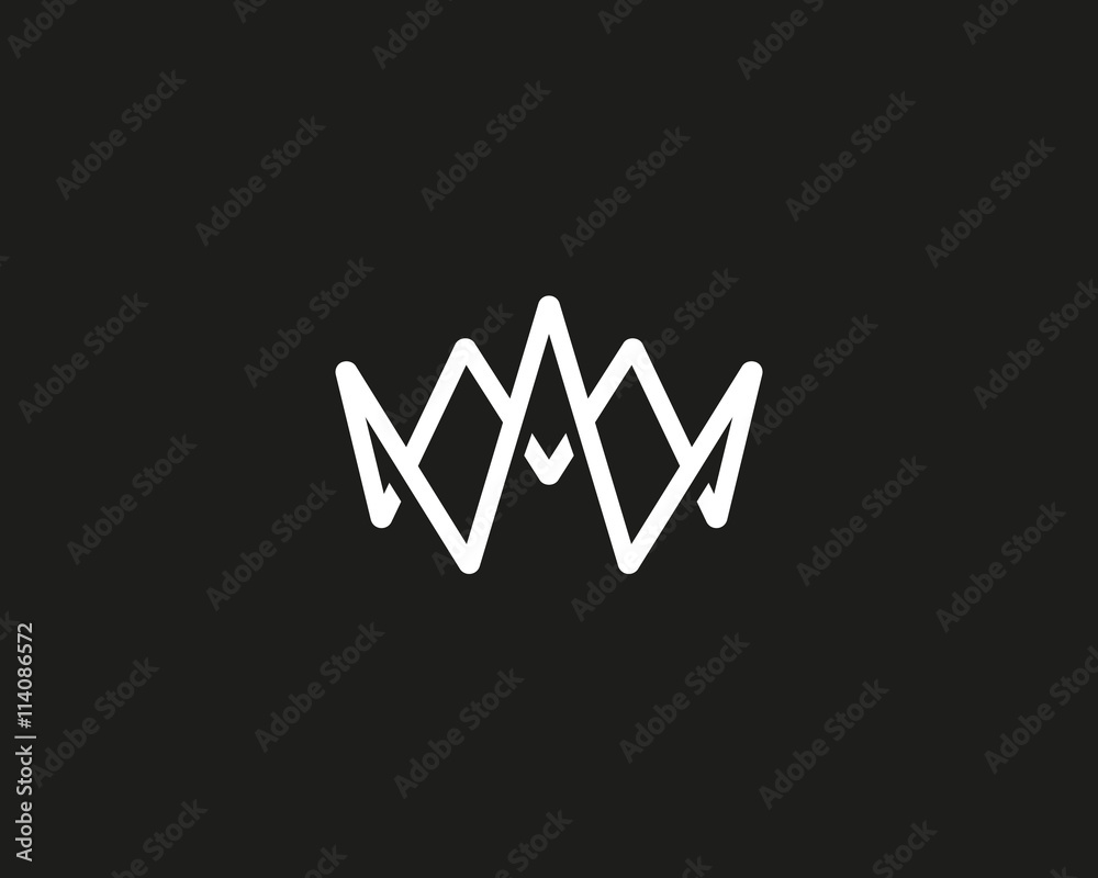 Abstract crown vector logo design template. Water splash icon logotype. Explosion, team, company, sound wave creative sign symbol. Abstract crown vector logo design template. Water splash icon logotype. Explosion, team, company, sound wave creative sign symbol.
