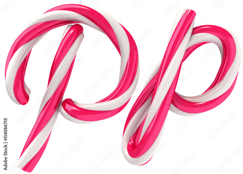 Fototapeta premium candy font