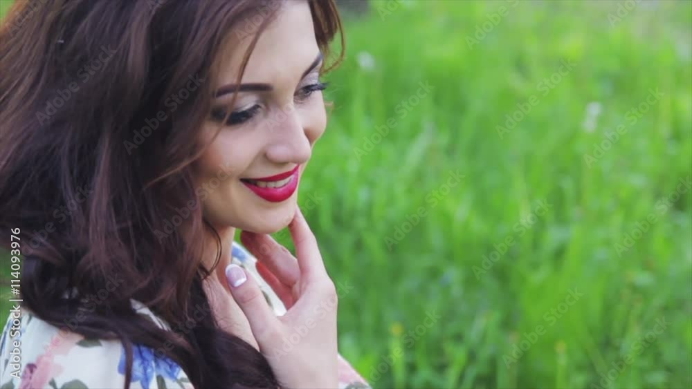 Beautiful Russian girl in the decoration Beautiful Russian girl in the decoration
