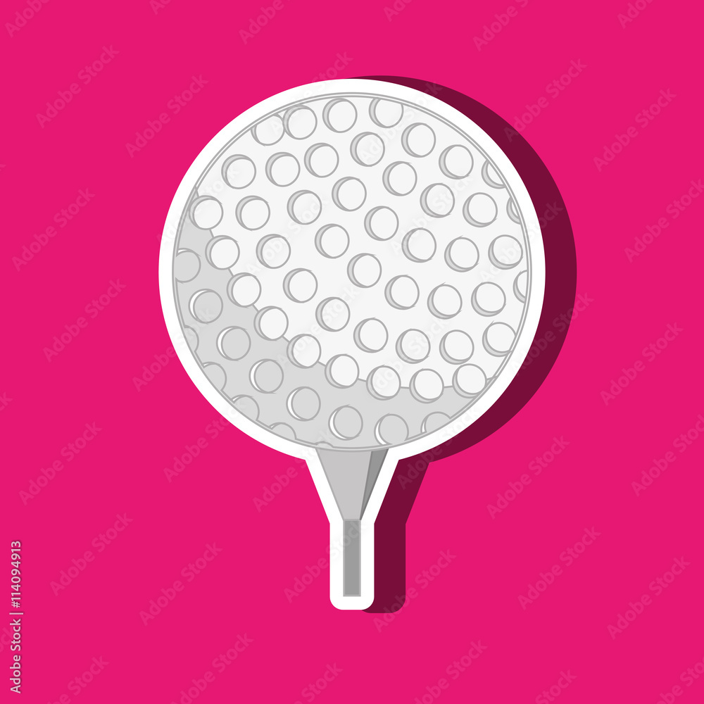 golf equipment design, vector illustration eps10 graphic 