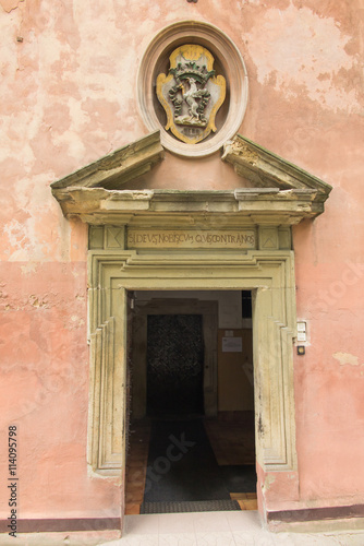 Staniąatki in Poland, historic convent, the nuns of the Benedic photo