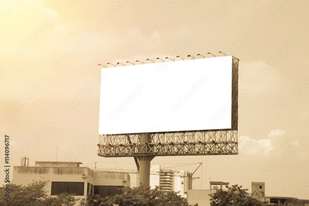 Fototapeta premium Blank billboard