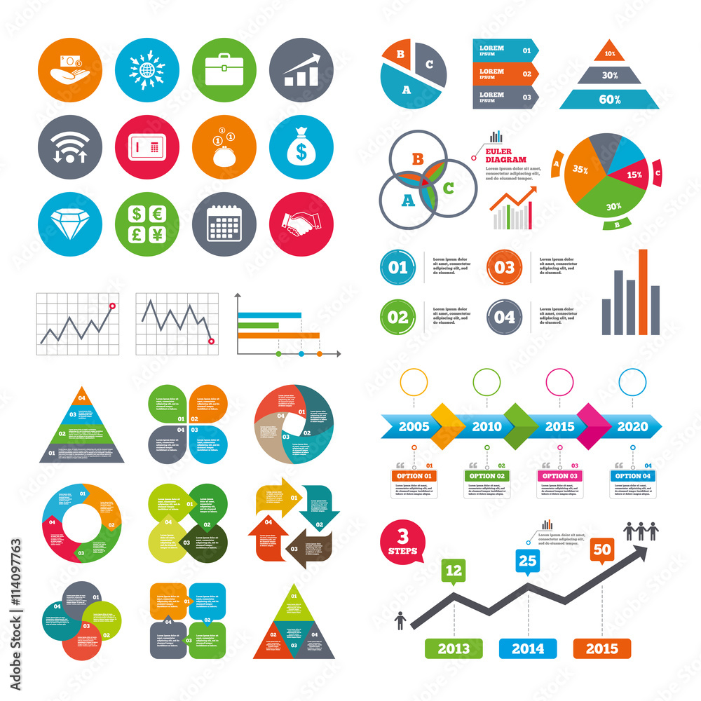 Money, cash and finance icons. Handshake sign.