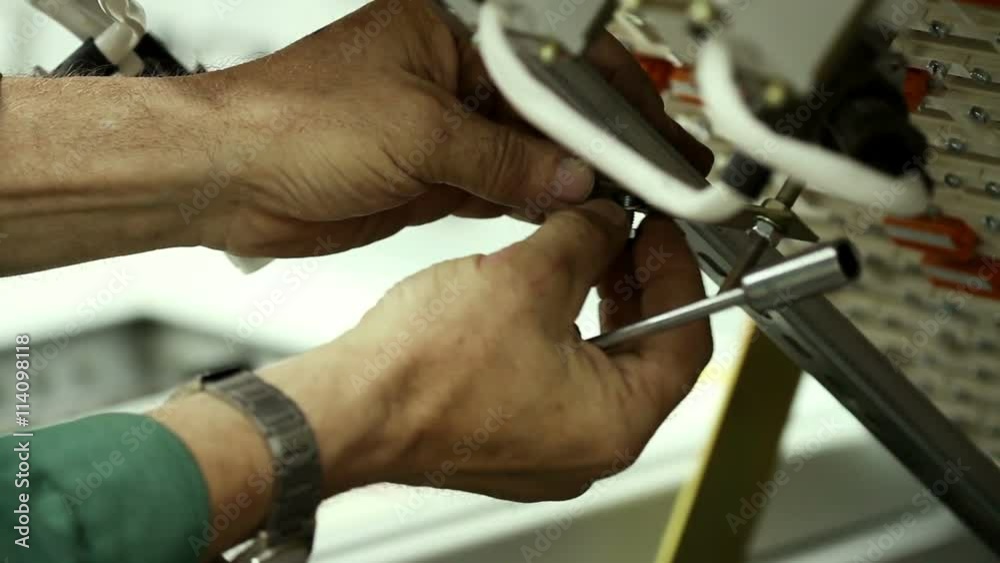 Assembling of the electrical equipment. Assembling of the electrical equipment.