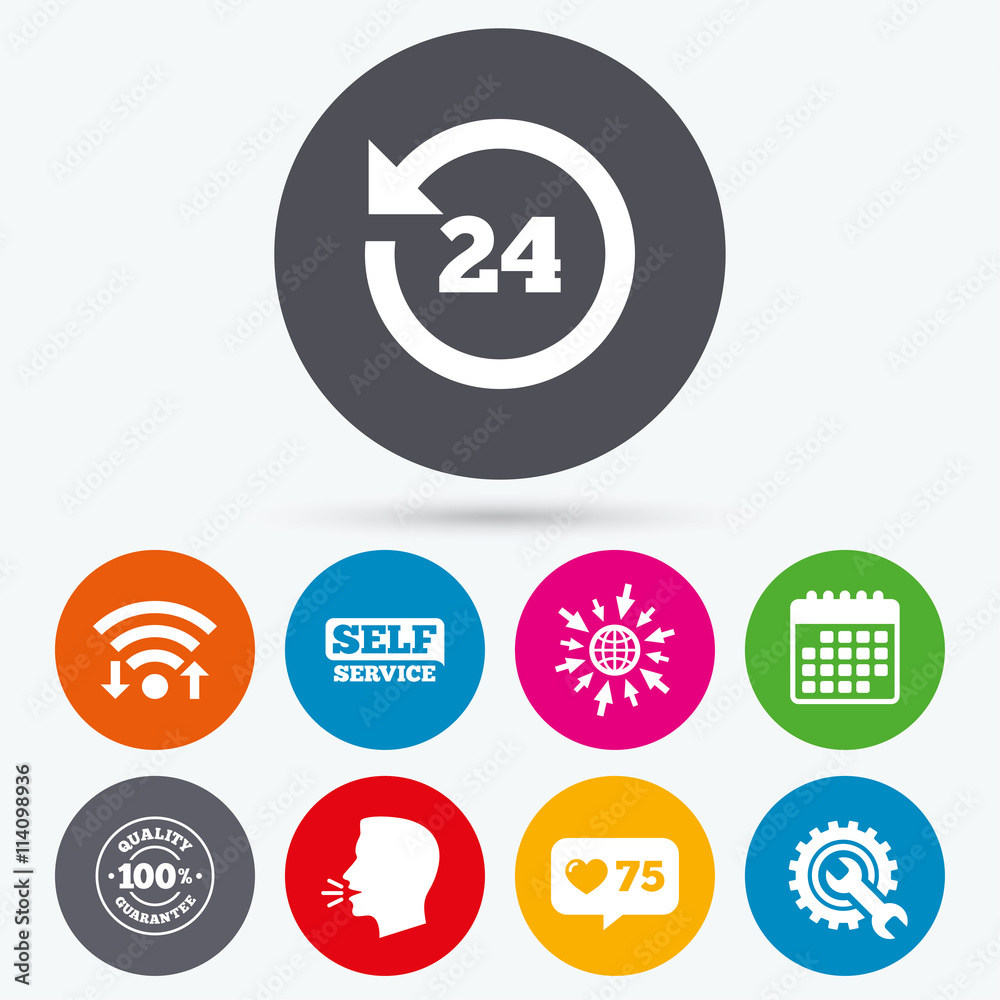 Repair fix tool icons. Customer service signs. Repair fix tool icons. Customer service signs.