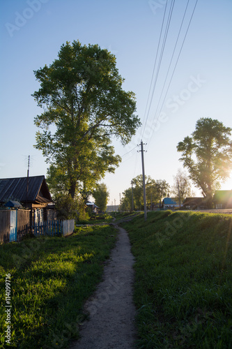 road at the village