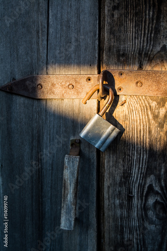 opened door lock