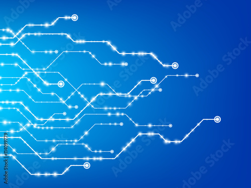 Abstract technology background. Hi-tech background design. Vector illustration