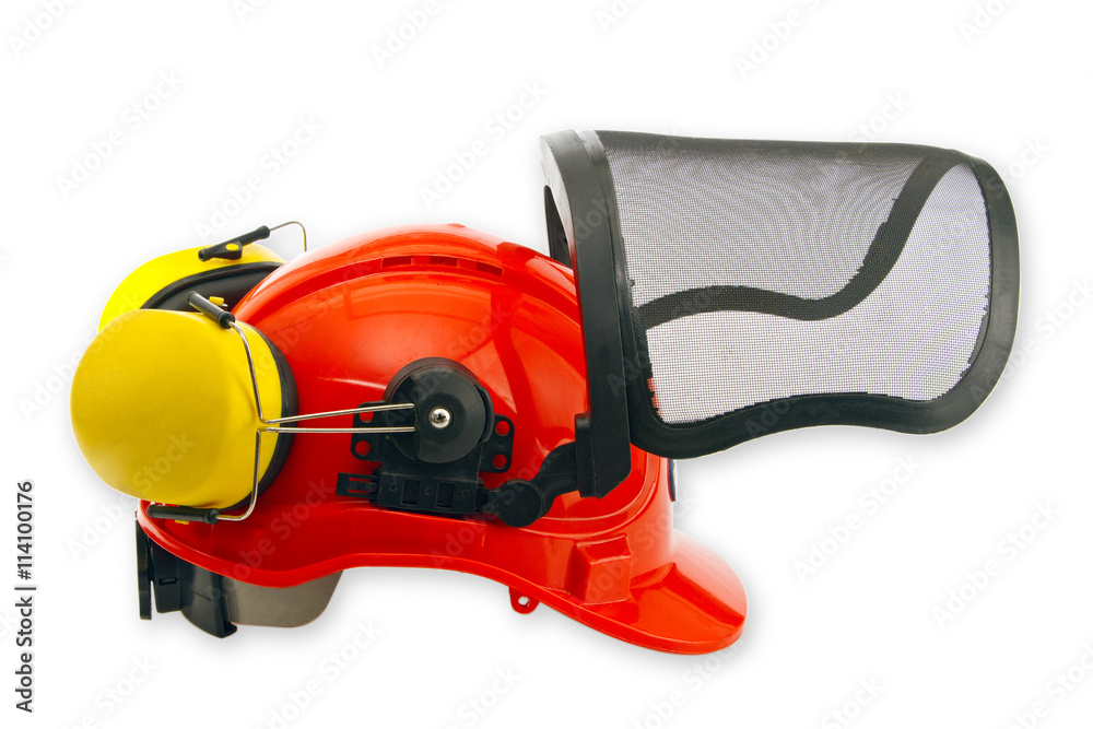 Fototapeta premium Forstschutzhelm