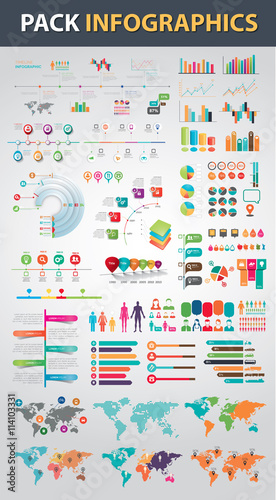 Infographics pack Business