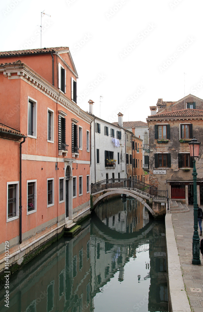 Urban landscape of Venice in Italy