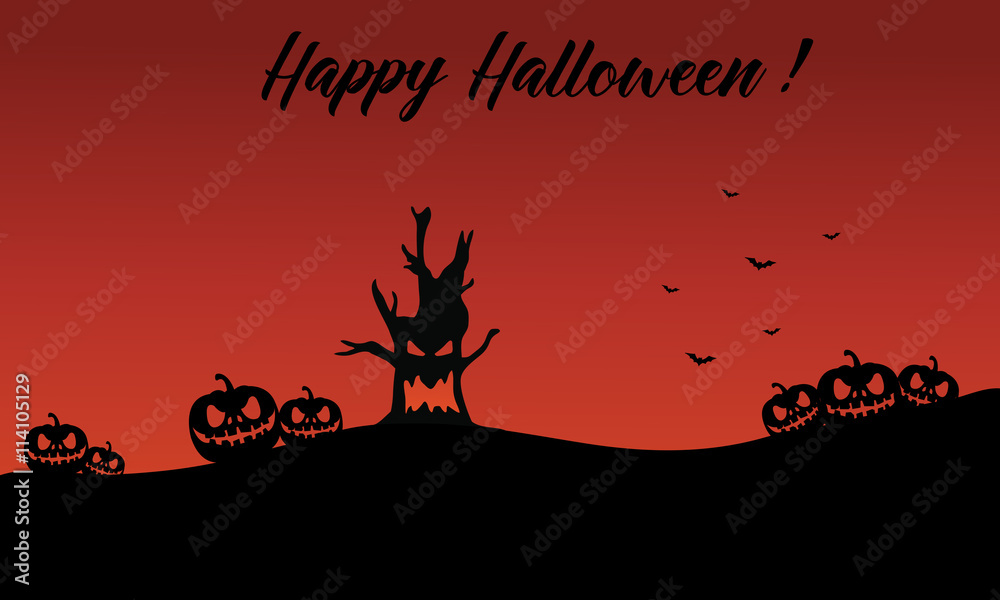 Backgrounds halloween pumpkin and monster