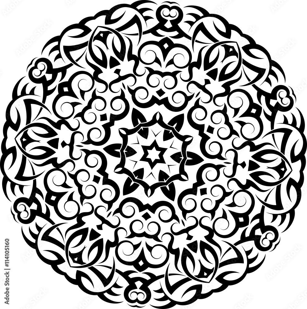 Obraz premium Tribal Tattoo M_1605010 Circular