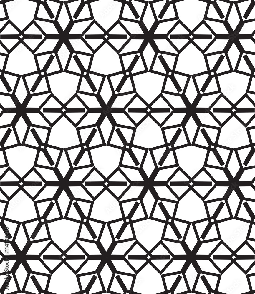 Ornamental background . Arabic seamless pattern