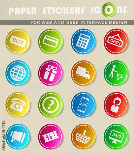 E-commerce simply icons